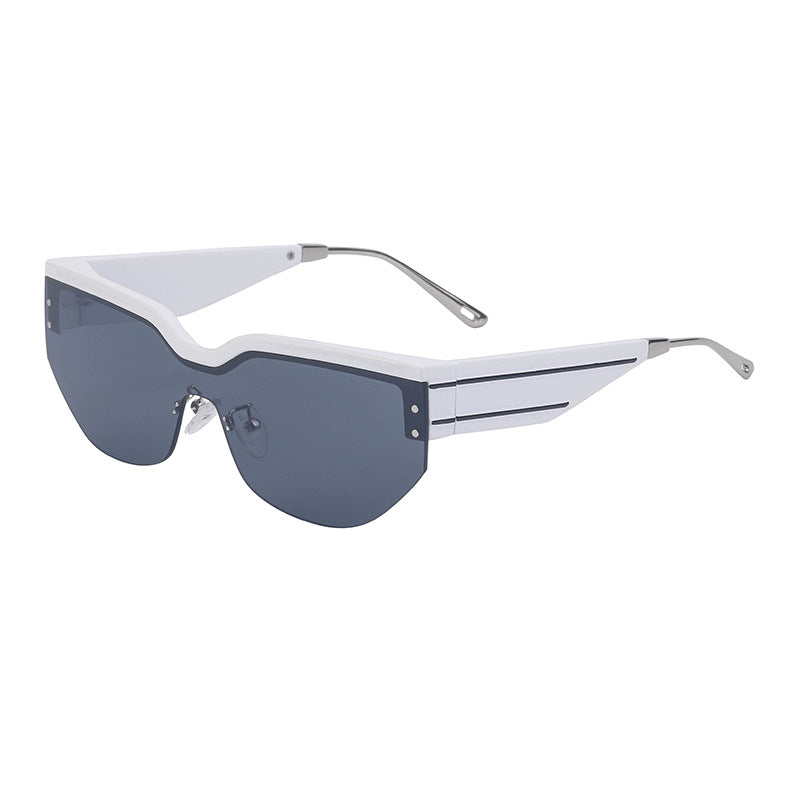 Wholesale Five Star Coating Square Frame PC Sunglasses